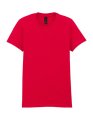 Dames T-shirt Gildan Softstyle 65000L Rood